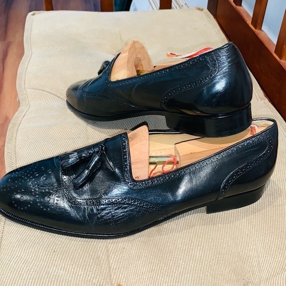 Belmondo Leather Tassel Metalion Loafer. Made in Spain. - Picture 3 of 16